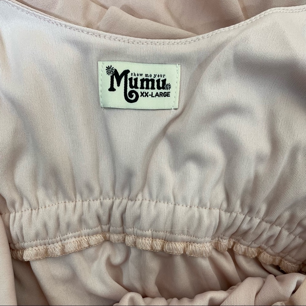 NWOT Show Me Your Mumu Caitlin Ruffle Maxi Dress - Picture 4 of 8